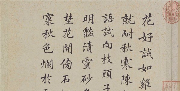 清_郎世宁_花鸟图册_35_(5200×2624 – 300dpi)(图2)