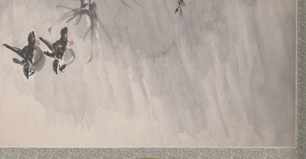 清_任伯年_梅雀图_纸本_(9209×4779 – 350dpi)(图5)