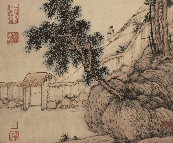 明_沈贞_竹炉山房纸本设色辽_(4140×13677 – 300dpi)(图5)
