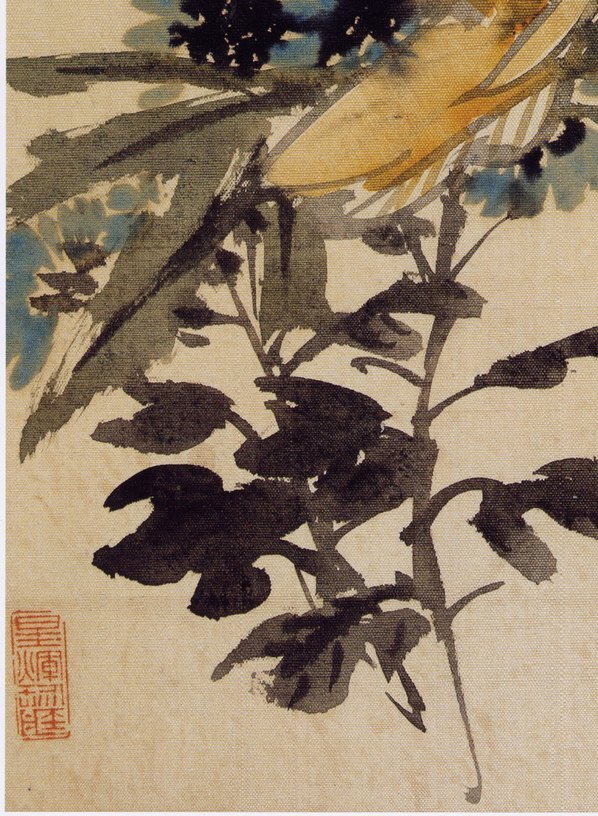 清_任伯年_花鸟画册页_2_(6000×8190 – 300dpi)(图4)
