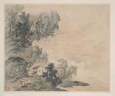 清_樊圻山水册页_8_(4100×3430 – 300dpi)(图1)