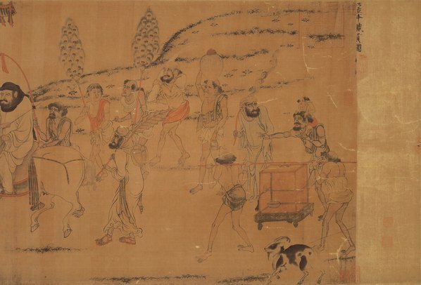 唐_阎立本_职贡图_绢本台北故_(16398×4724 – 200dpi)(图4)