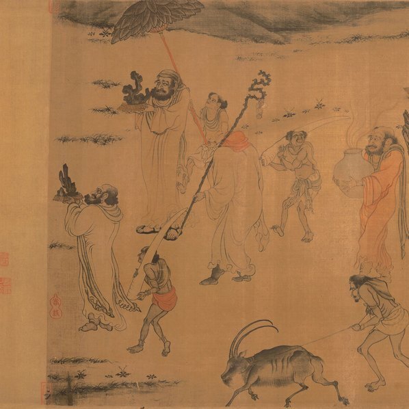 唐_阎立本_职贡图_绢本台北故_(16398×4724 – 200dpi)(图2)
