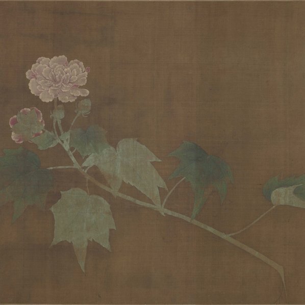 宋_佚名_传赵昌_花卉四段图卷_绢_(49781×5811 – 300dpi)(图3)