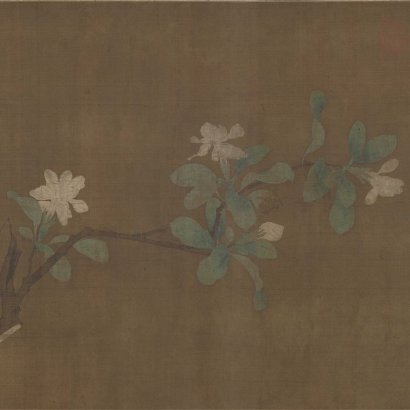 宋_佚名_传赵昌_花卉四段图卷_绢_(49781×5811 – 300dpi)(图4)