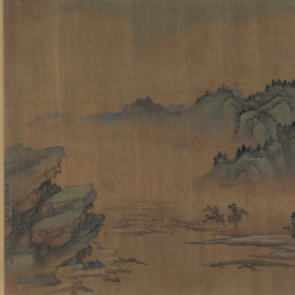 元_商琦_春山图卷_一版_绢本_(39820×7252 – 465dpi)(图2)