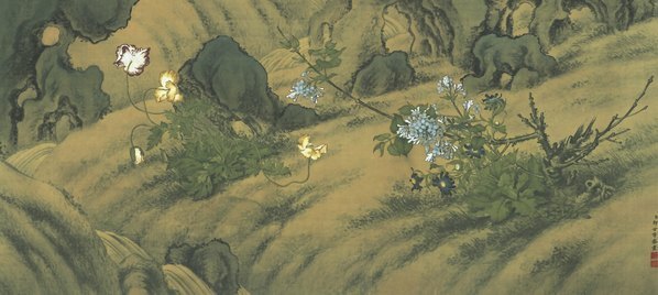 清_郎世宁_锦春图_绢本_台_(9358×16724 – 349dpi)(图5)