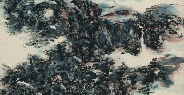 近代_黄宾虹_黄山图_纸本_(7232×14960 – 72dpi)(图3)