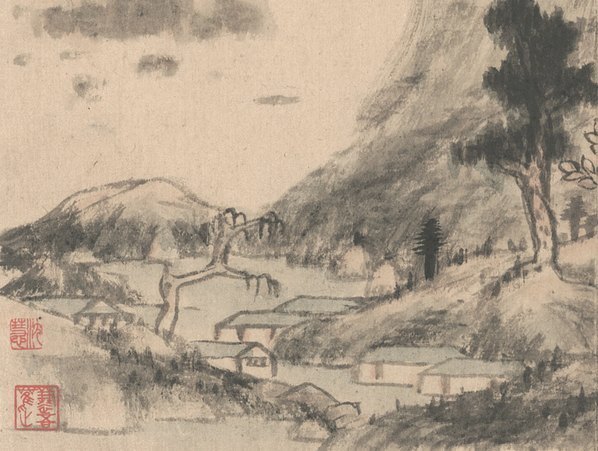 清_八大山人_天光云景图册_9_(5638×4252 – 400dpi)(图4)