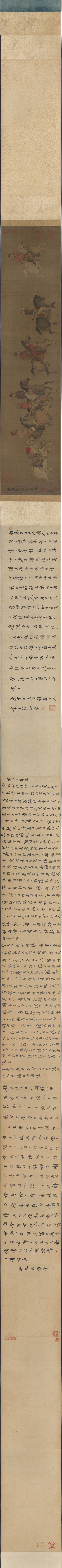 辽_李赞华_东丹王出行图_全卷_绢本美国波士_(82140×3283 – 300dpi)(图1)
