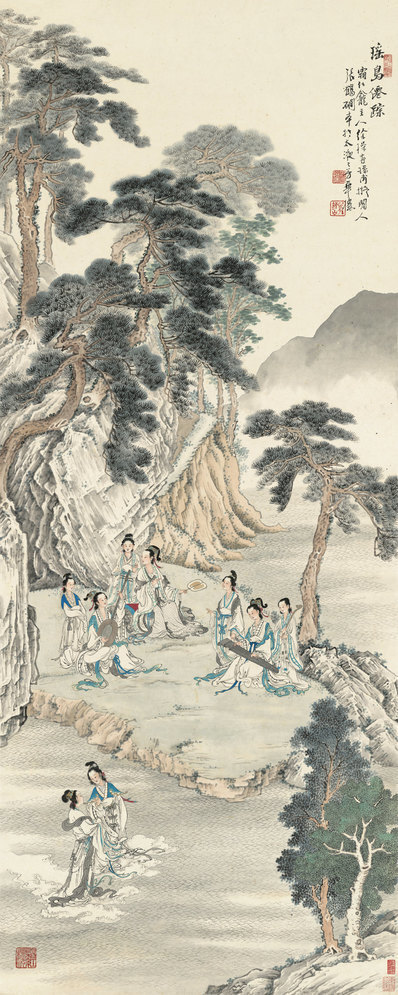 近代_徐操_瑶岛仙踪_(8422×21051 – 72dpi)(图1)