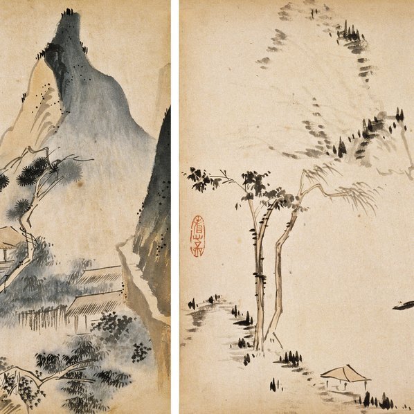清_溥儒_四时山水_甲戌_年_作_(24437×3780 – 300dpi)(图4)