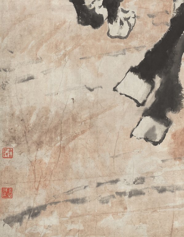 近代_徐悲鸿_奔腾图_纸本_(9222×11870 – 72dpi)(图4)