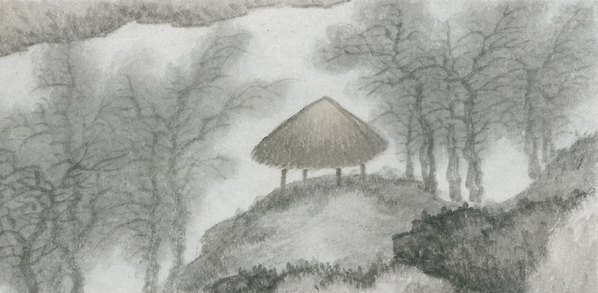 清_龚贤_山水八景_11_(6326×3100 – 300dpi)(图3)