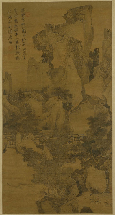 明_唐寅_钱塘景物图轴_绢本_(4525×8433 – 300dpi)(图1)