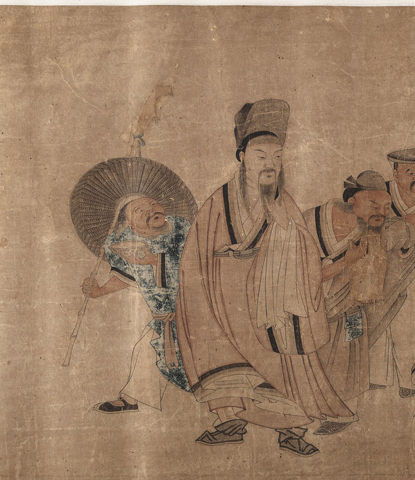 清_沈振麟_洪崖仙图卷纸本_(15913×5433 – 300dpi)(图4)