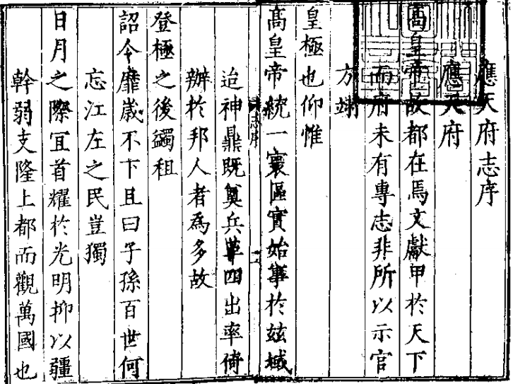 万历应天府志 三十二卷 万历5年刻本(图1)