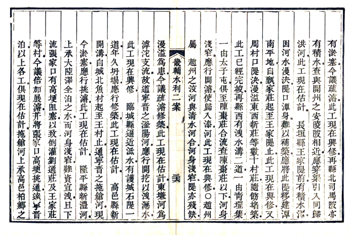 畿辅水利四案四卷 潘錫恩輯 道光三年（1823）刻本(图1)
