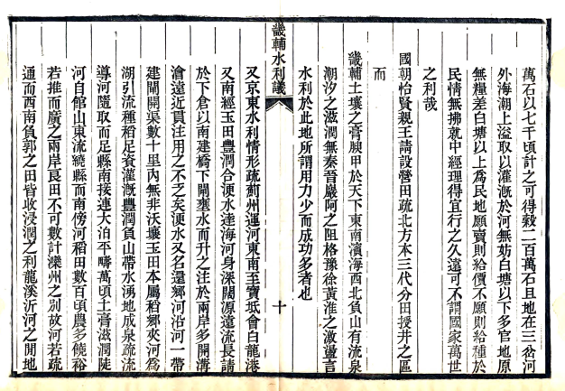 畿辅水利议一卷滇轺纪程荷戈纪程 林則徐撰 光緒三年（1877）(图1)