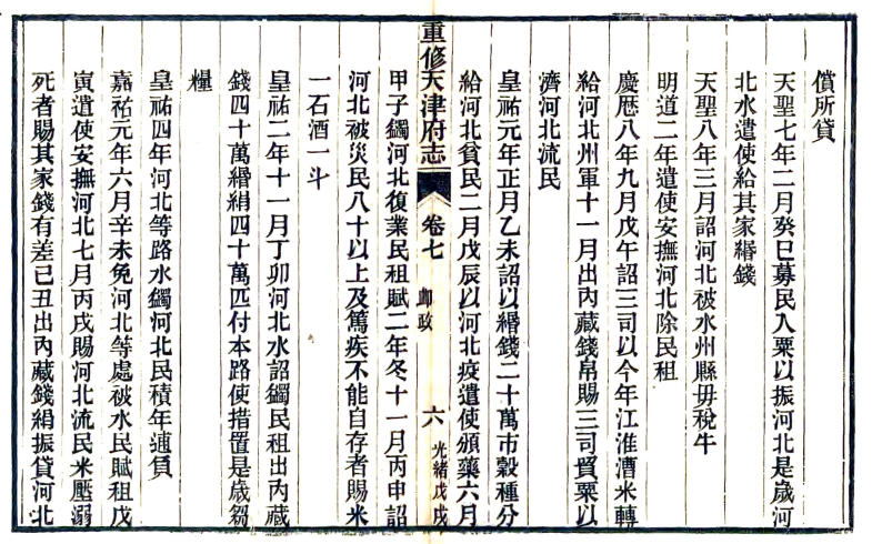 ［光绪］重修天津府志五十四卷 沈家本等修 徐宗亮 蔡啟盛纂 光緒二十四年（1898）刻本(图1)