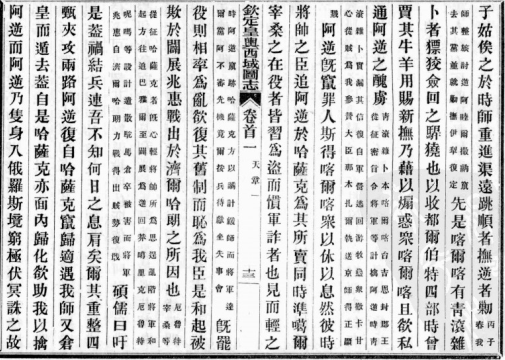 钦定皇舆西域图志四十八卷卷首四 傅恒等修; 褚廷璋等纂; 英廉等增纂(图1)
