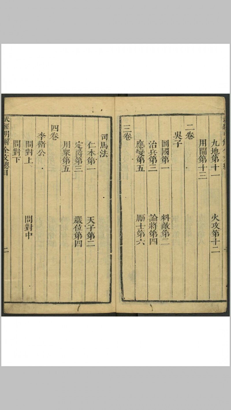 武经入学第一明解  七卷, 附新镌五经入学第一明解二卷 (附射法图) 程裕辑 武灏原著 吴门黄子敬氏五车楼, 清康熙9年(图4)