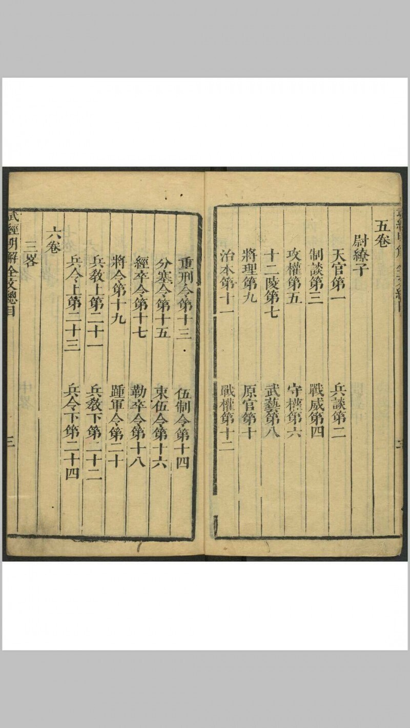 武经入学第一明解  七卷, 附新镌五经入学第一明解二卷 (附射法图) 程裕辑 武灏原著 吴门黄子敬氏五车楼, 清康熙9年(图5)