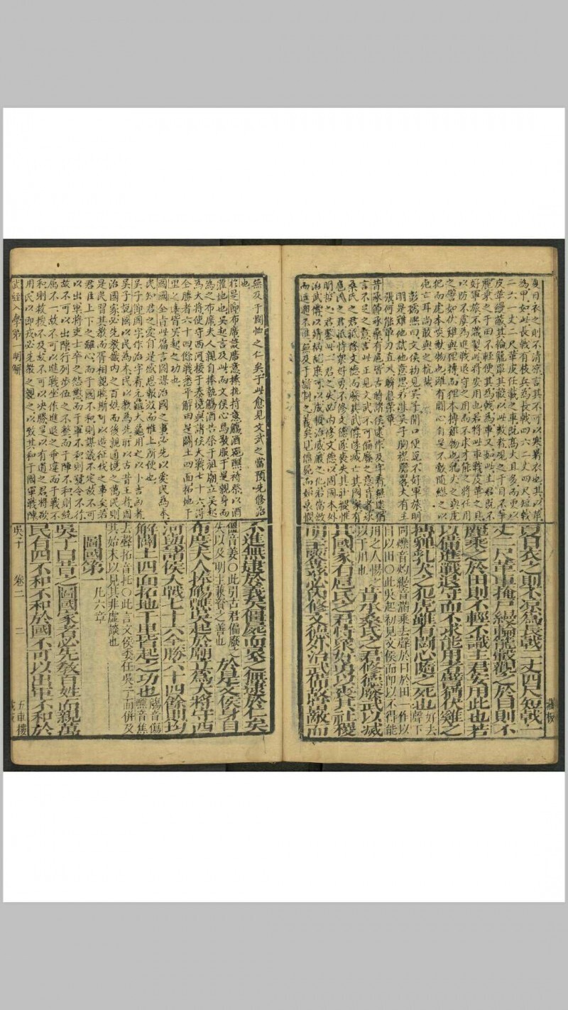 武经入学第一明解  七卷, 附新镌五经入学第一明解二卷 (附射法图) 程裕辑 武灏原著 吴门黄子敬氏五车楼, 清康熙9年(图11)