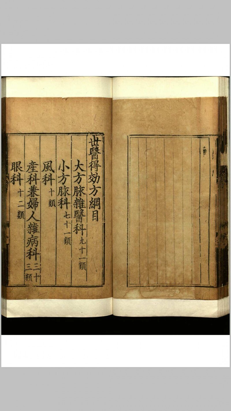 世医得效方  二十卷(图1)