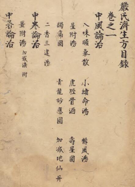 厳氏済生方  中医古籍(图2)