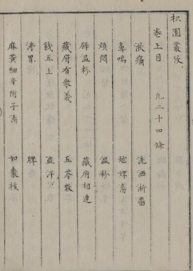 枳图医殁  中医古籍(图1)