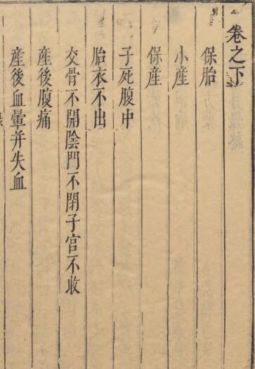 医术书十六种之女科撮要(图3)