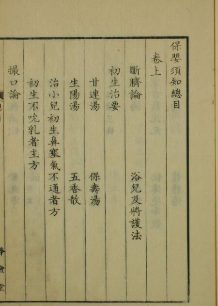 保婴须知（上下卷）(图2)