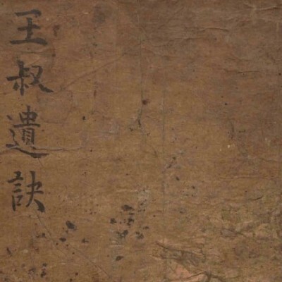 王叔和遗诀 中医，医学类书籍。 14m 63页