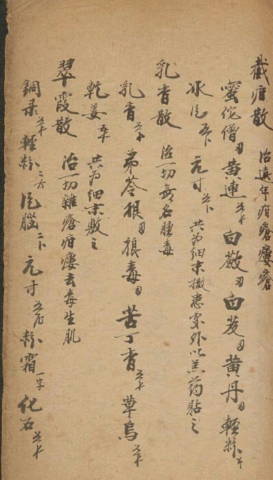 张廷弼[家抄药方] 1902中医，药方类书籍。 135m 232页，抄本，高清。(图1)