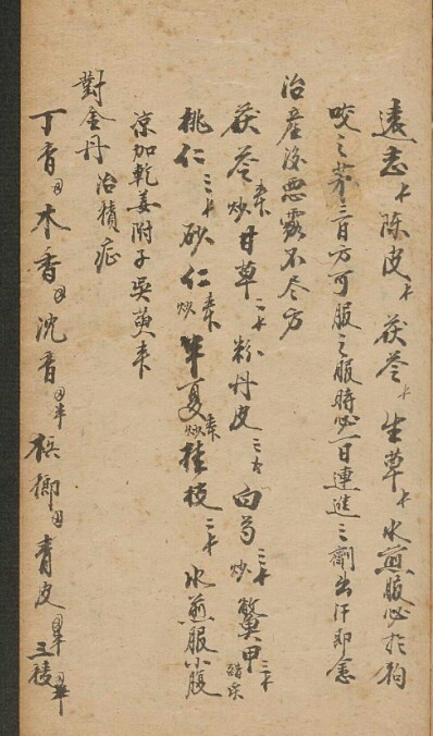 张廷弼[家抄药方] 1902中医，药方类书籍。 135m 232页，抄本，高清。(图2)
