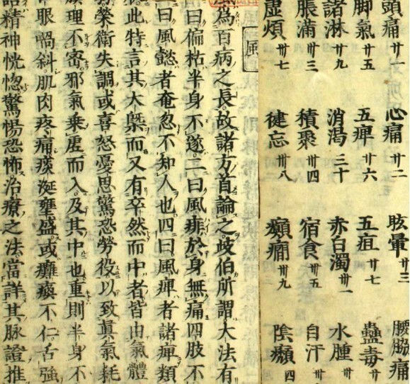 中医理论论著集医方大成论（康熙27年古本）(图1)
