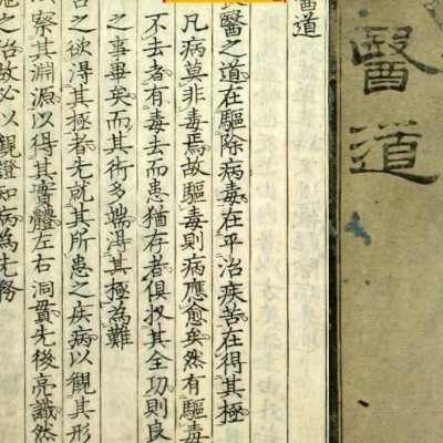 【中医古籍】日本中医论著医道（道光9年古本）医道