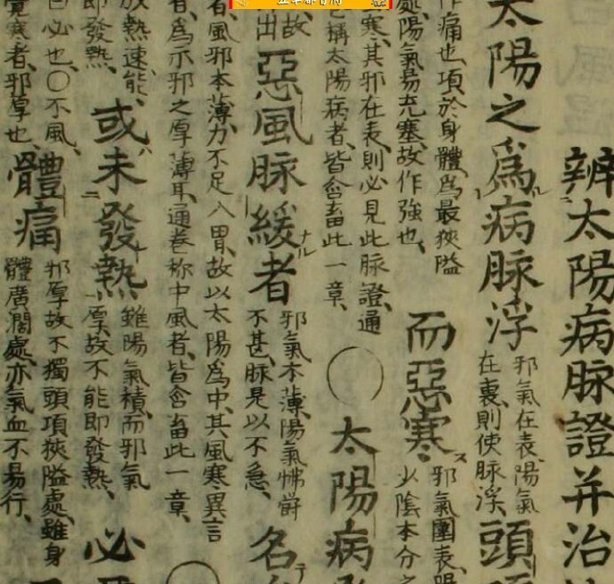 【古籍Y】古刻本伤寒论注解分注（乾隆56年古本）伤寒论分注(图1)