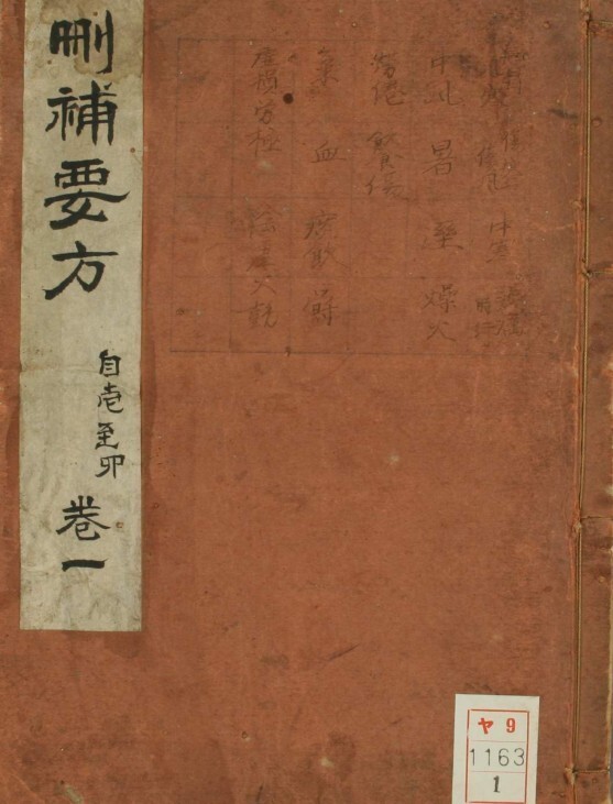 中医古籍 删补药方（4卷）(图1)