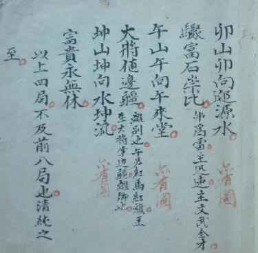 清代堪兴地理写绘珍本秘传八卦顺逆推局《都天宝照解》(图1)