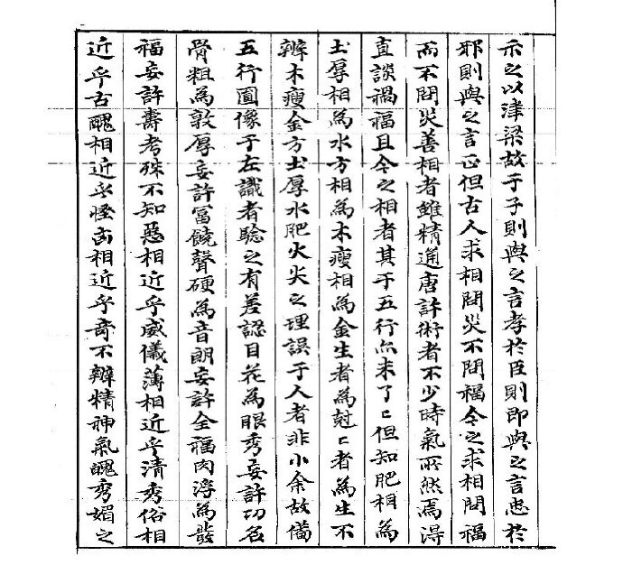 右髻书 （人相水镜集全编）占术相术古籍(图3)