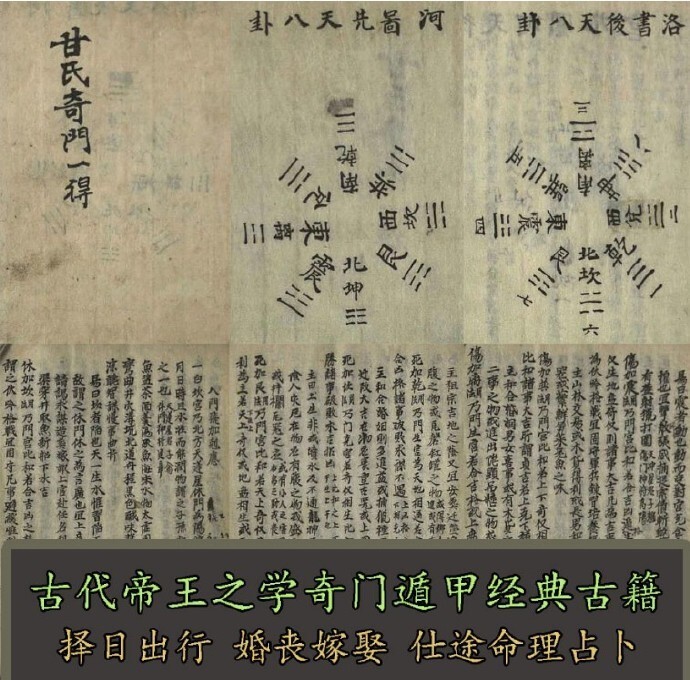 甘氏奇门一得 占卜古籍奇门法易学术数 阴阳吉凶命理占术参考学收藏资料(图1)