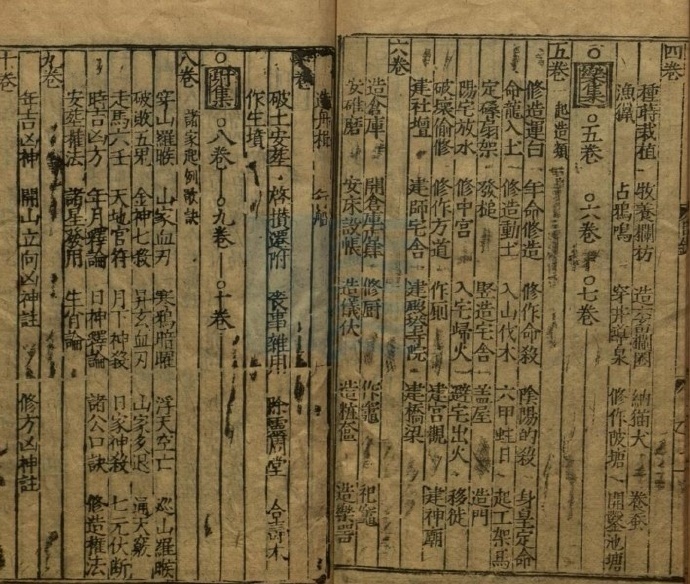新刊类编阴阳选择合并通书大全 明魏佛本纂要 刘世杰集成 明嘉靖三十三年书林余氏自新斋刻本(图2)