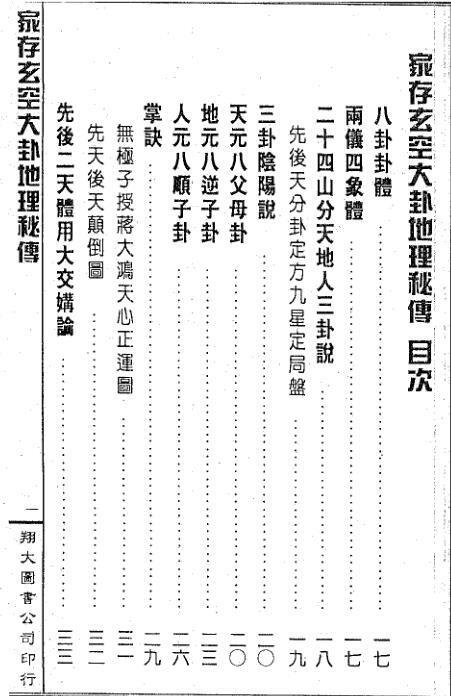 家存玄空大卦玄空挨星秘诀合编(图2)