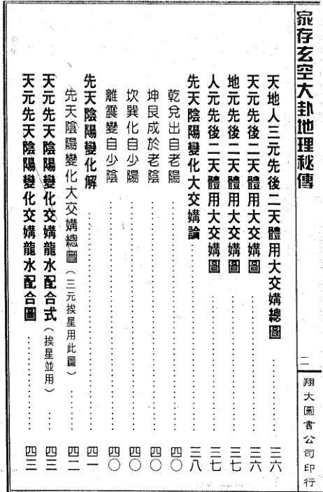 家存玄空大卦玄空挨星秘诀合编(图4)