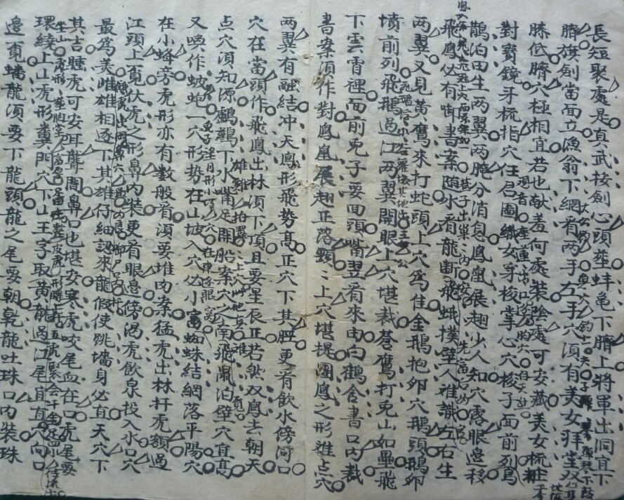 廖家厚地理砂水 杨公三百六十形图点穴歌(图1)