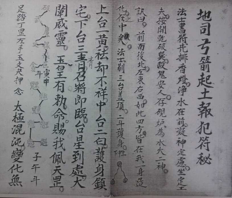 地司弓箭起土报犯符秘(图1)