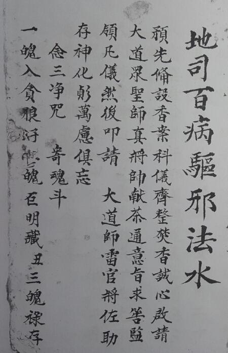 地司百病驱邪法水(图1)