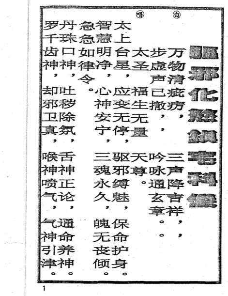 驱邪化煞镇宅科仪  符咒法本(图2)